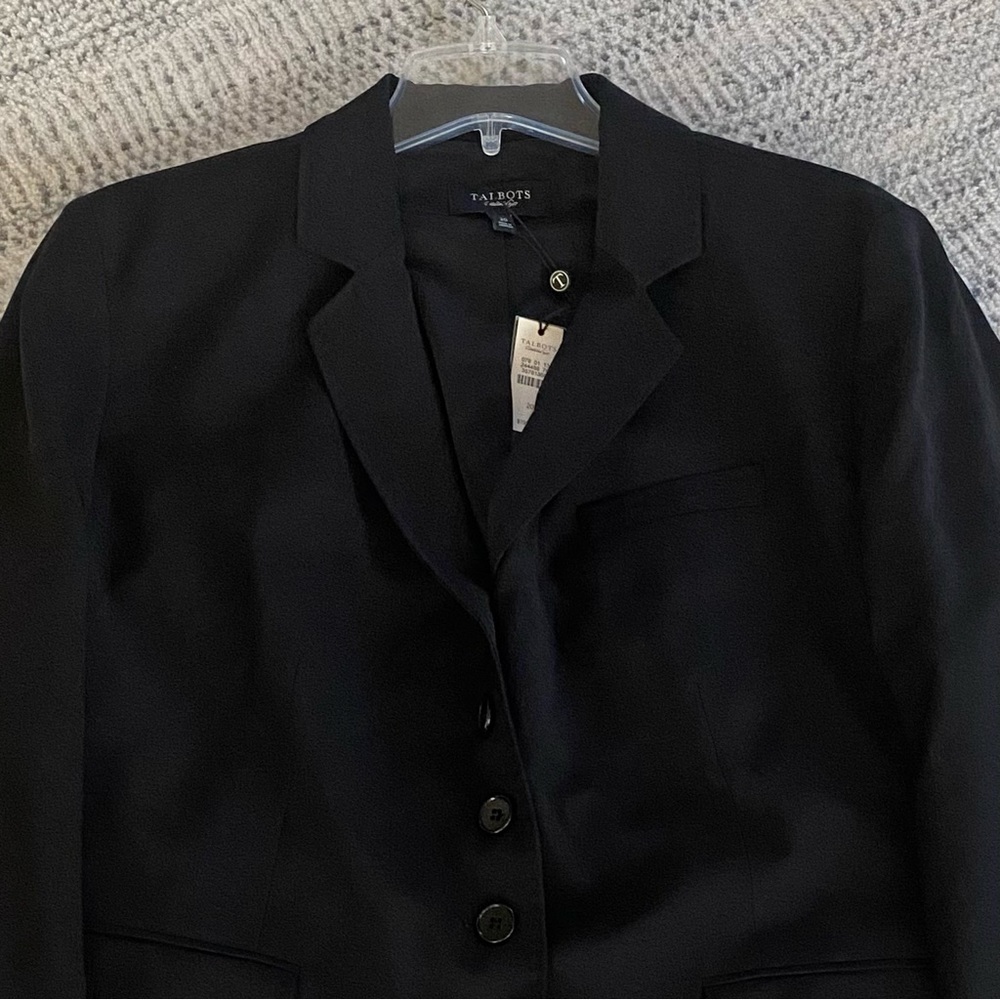 Talbots Lightweight Wool Blazer Jacket - image 2